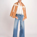 camicia a maniche lunghe in pizzo SOFIA 044 CREAM sea ny 