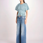 top con punto smoke VIOLET 109 BLUE sea ny 