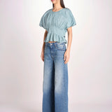top con punto smoke VIOLET 109 BLUE sea ny 