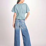 top con punto smoke VIOLET 109 BLUE sea ny 