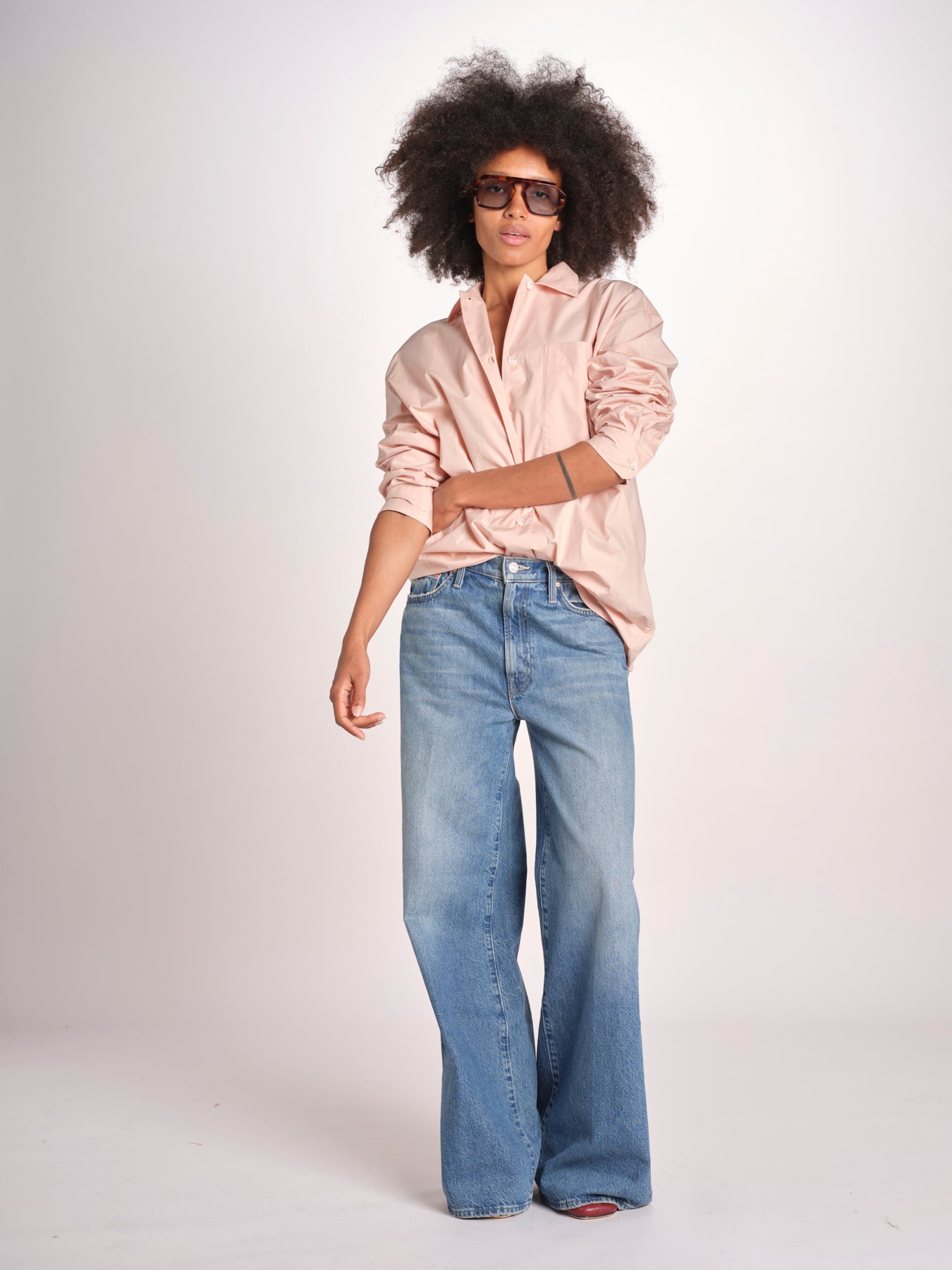camicia uomo CHE0769ITAQUE ROSE BLLUSH ROS826S soeur 