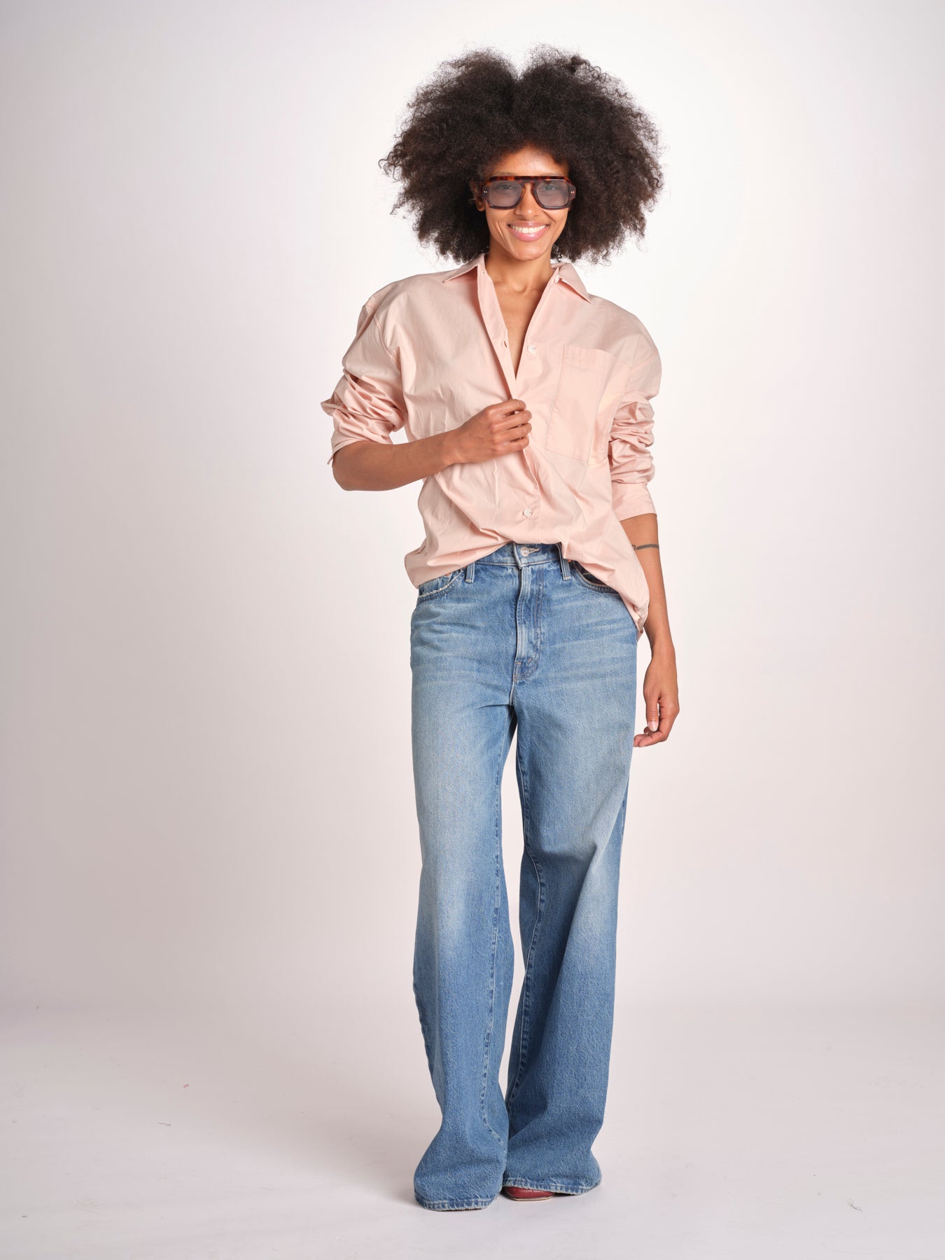 camicia uomo CHE0769ITAQUE ROSE BLLUSH ROS826S soeur 