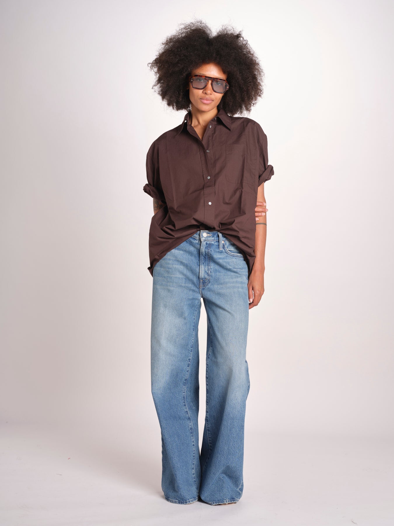 camicia uomo CHE0891BOBBIE MARRON FONCE MAR0326S soeur 