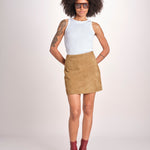 minigonna in camoscio JUP0883INNO SABLE ECR4126S soeur 