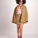 minigonna in camoscio JUP0883INNO SABLE ECR4126S soeur 
