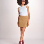 minigonna in camoscio JUP0883INNO SABLE ECR4126S soeur 