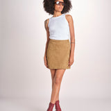 minigonna in camoscio JUP0883INNO SABLE ECR4126S soeur 