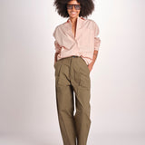 pantalone baloon con pinces PAN0623DALEY KAKI KAK0126S soeur 