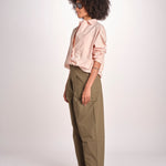 pantalone baloon con pinces PAN0623DALEY KAKI KAK0126S soeur 