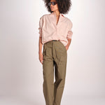 pantalone baloon con pinces PAN0623DALEY KAKI KAK0126S soeur 