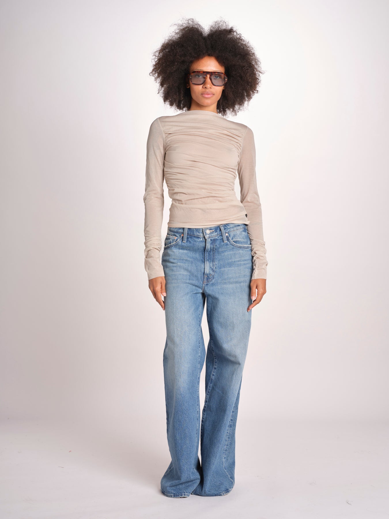 top maniche lunghe in tule TSH0135GAIA MASTIC ECR3425W soeur 
