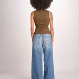 top in tulle TSH0624IRINA KAKI BRONZE KAKI1026S soeur 