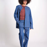giacca camicia in denim BARNA LAPIS sofie d'hoore 