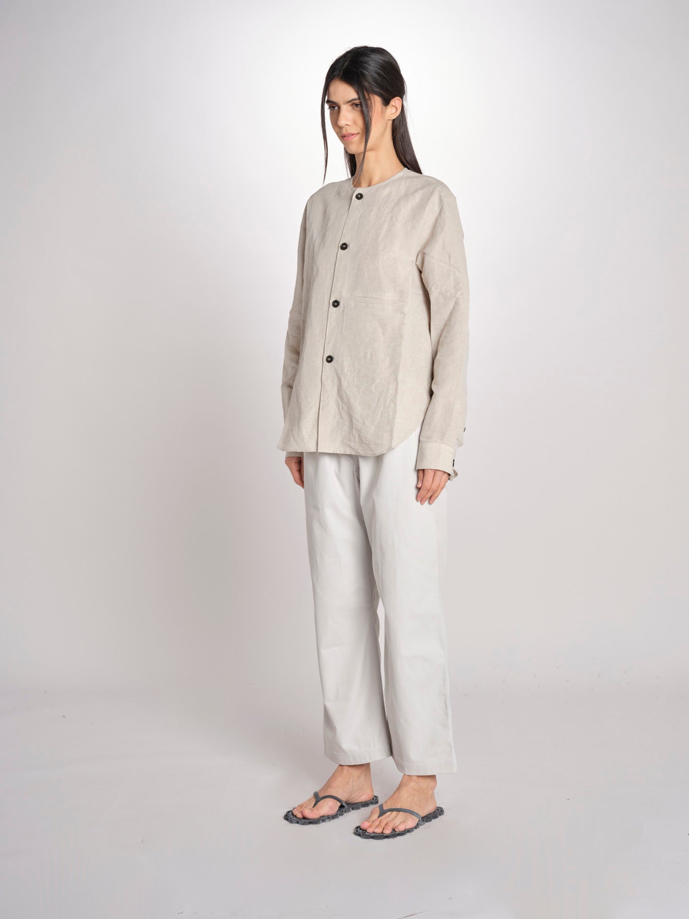 Giacca camicia in denim BARNA LION NATURAL sofie d'hoore 