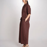 camicia m/c BISCAY CACAO sofie d'hoore 