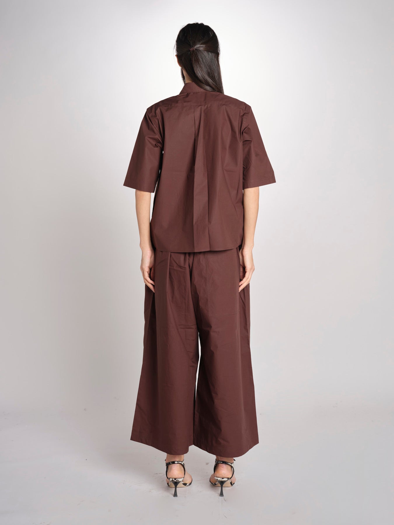 camicia m/c BISCAY CACAO sofie d'hoore 