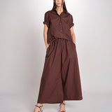 camicia m/c BISCAY CACAO sofie d'hoore 
