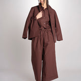 camicia m/c BISCAY CACAO sofie d'hoore 