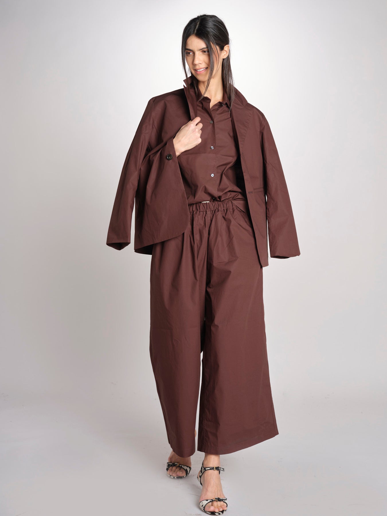 camicia m/c BISCAY CACAO sofie d'hoore 