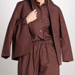 Blazer in cotone CYRANO CACAO sofie d'hoore 
