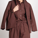 Blazer in cotone CYRANO CACAO sofie d'hoore 