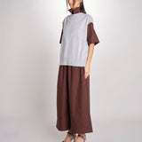 gillet over MISTLE LIGHT GREY sofie d'hoore 