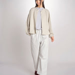gillet over MISTLE LIGHT GREY sofie d'hoore 
