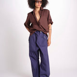 pantalone zip over in nylon PACK EBONY sofie d'hoore 