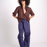 pantalone zip over in nylon PACK EBONY sofie d'hoore 