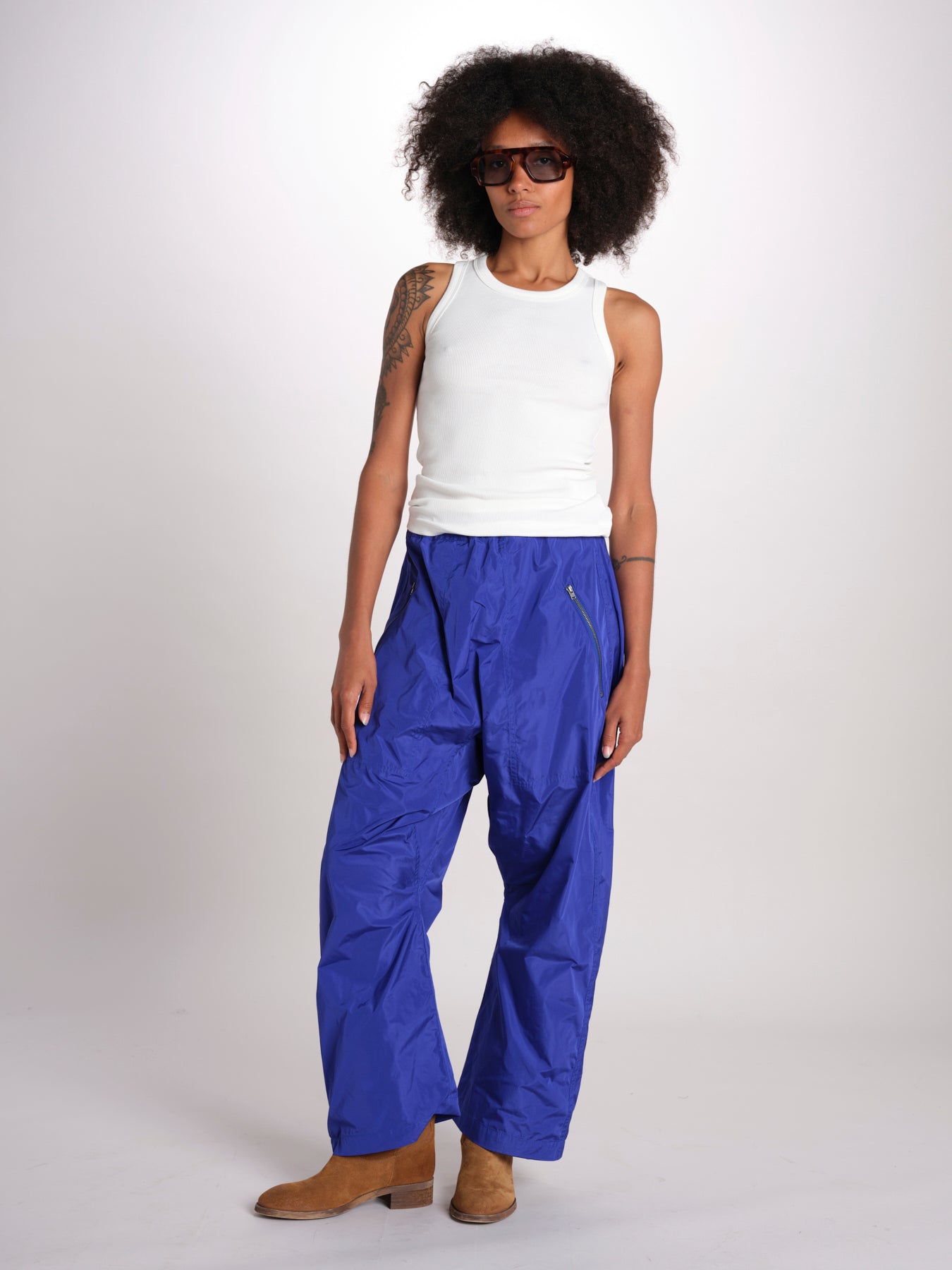 pantalone zip over in nylon PACK INK sofie d'hoore 