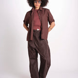 pantalone zip over in nylon PACK KLEIN sofie d'hoore 
