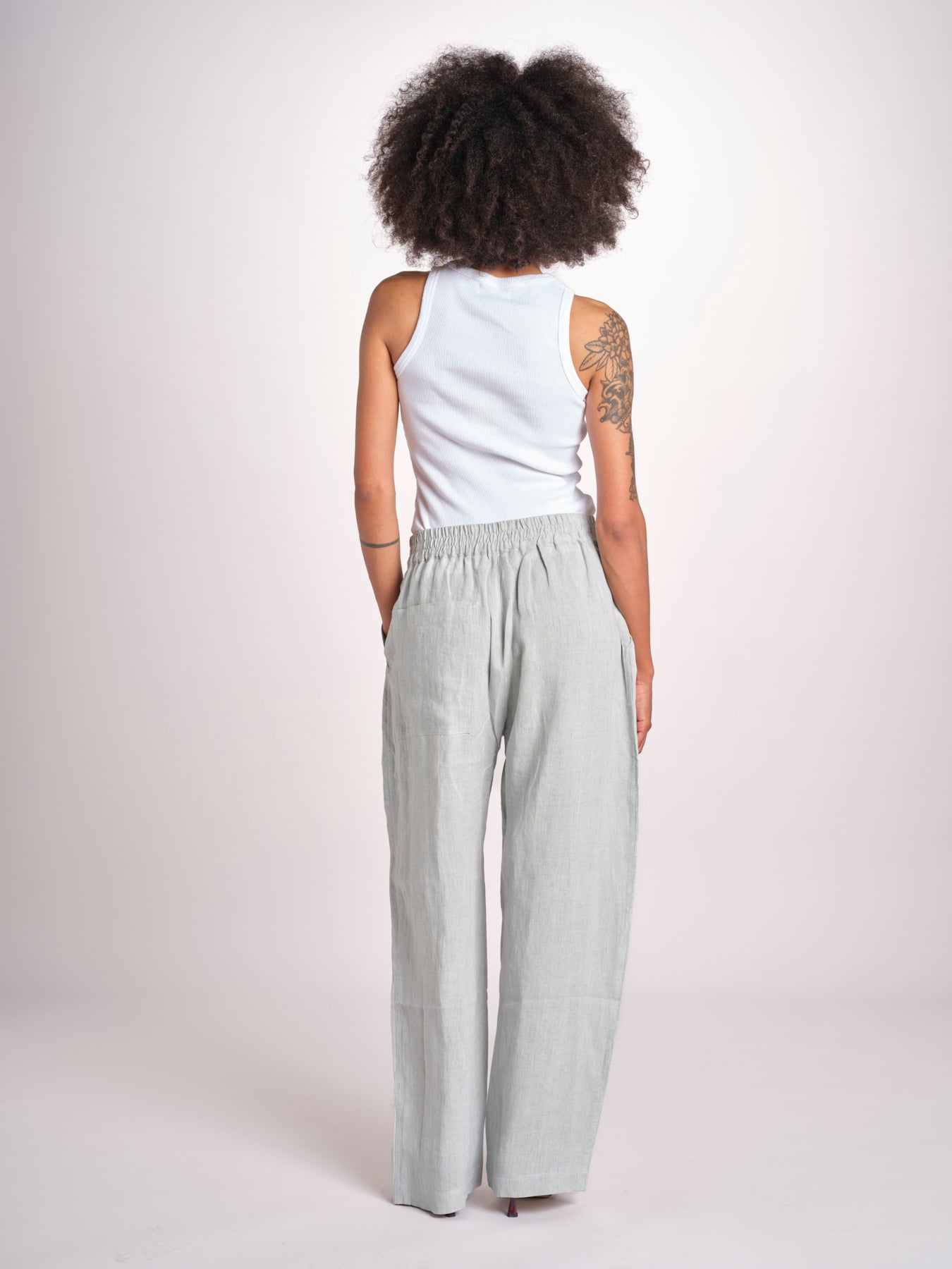 pantalone con bottone ATTIS SNW-1640 SPEARMINT studio nicholson 