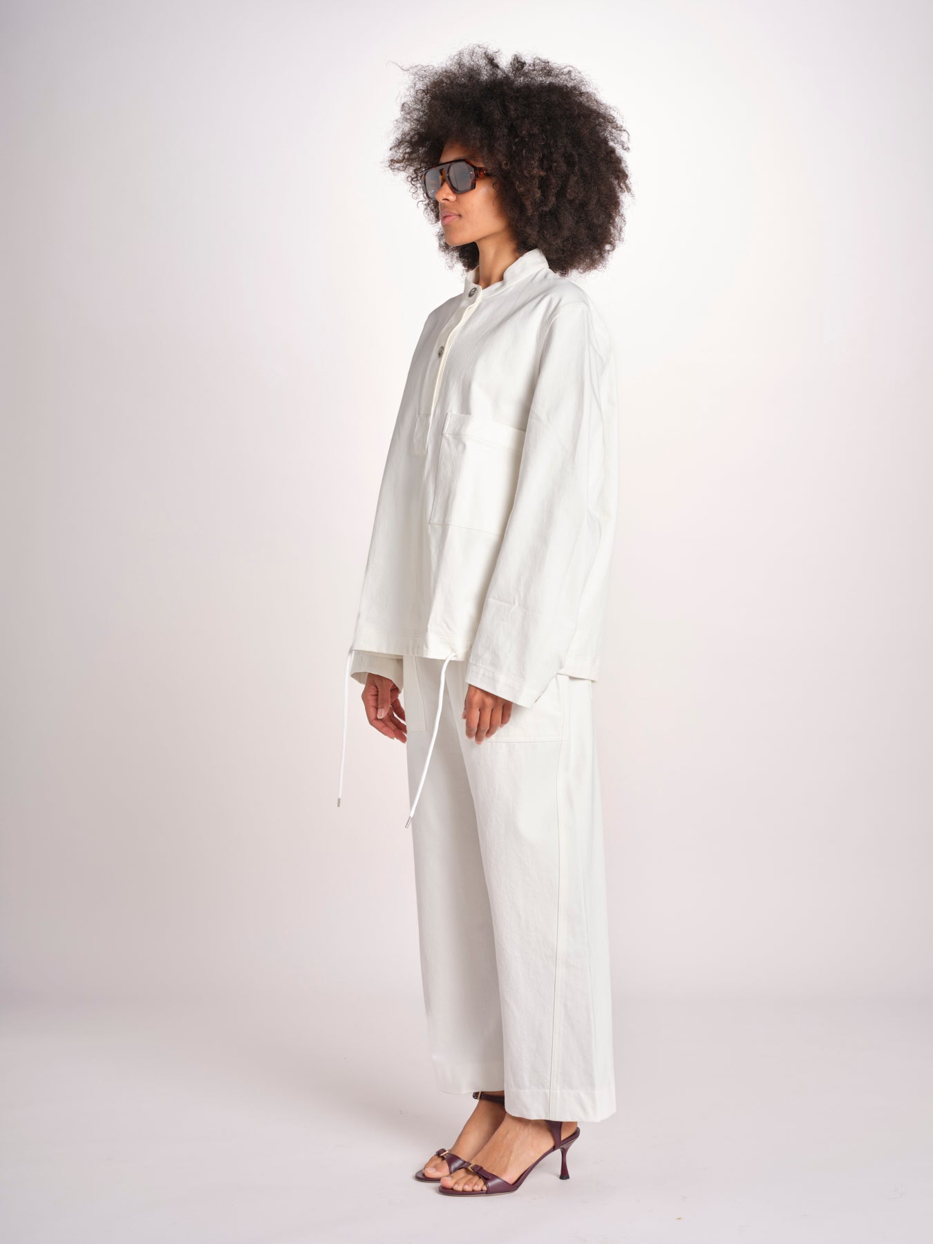 camicia/tunica con coulisse BAYE SNW 1818 SALT studio nicholson 