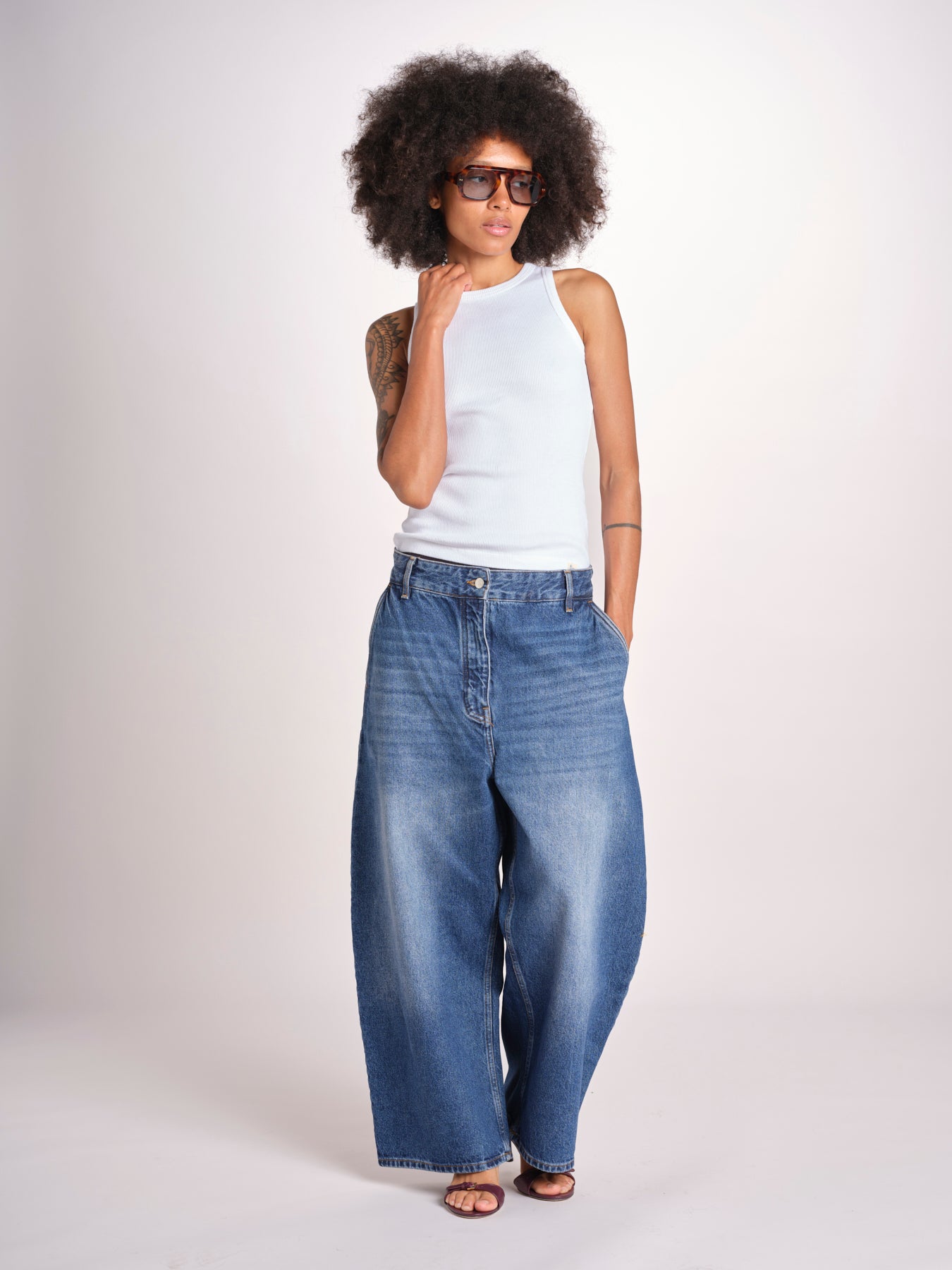 denim over CHALCO SNW-1417 WARN WASH INDIGO studio nicholson 