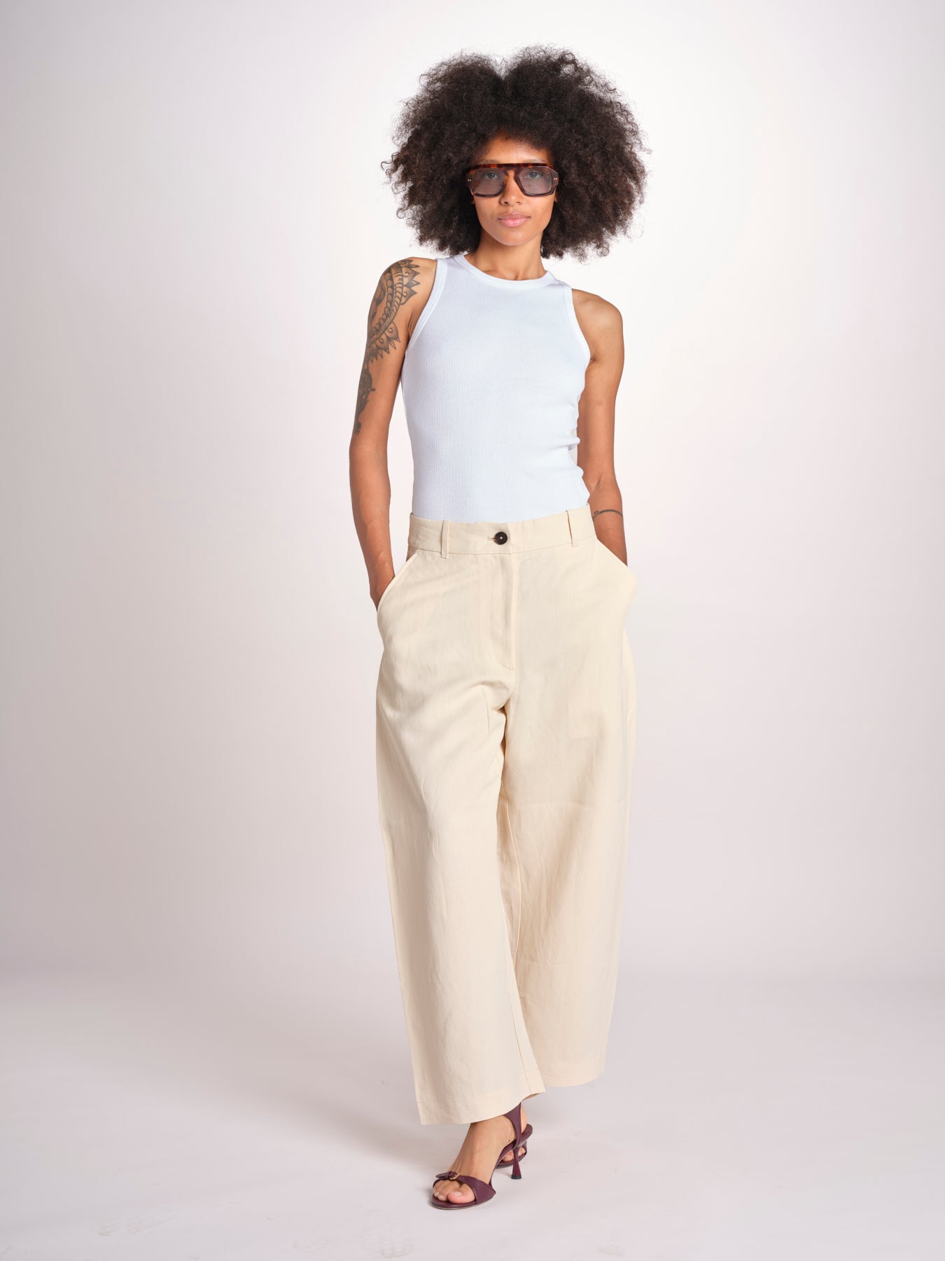 pantalone baloon CHALCO  1225 CANVAS studio nicholson 