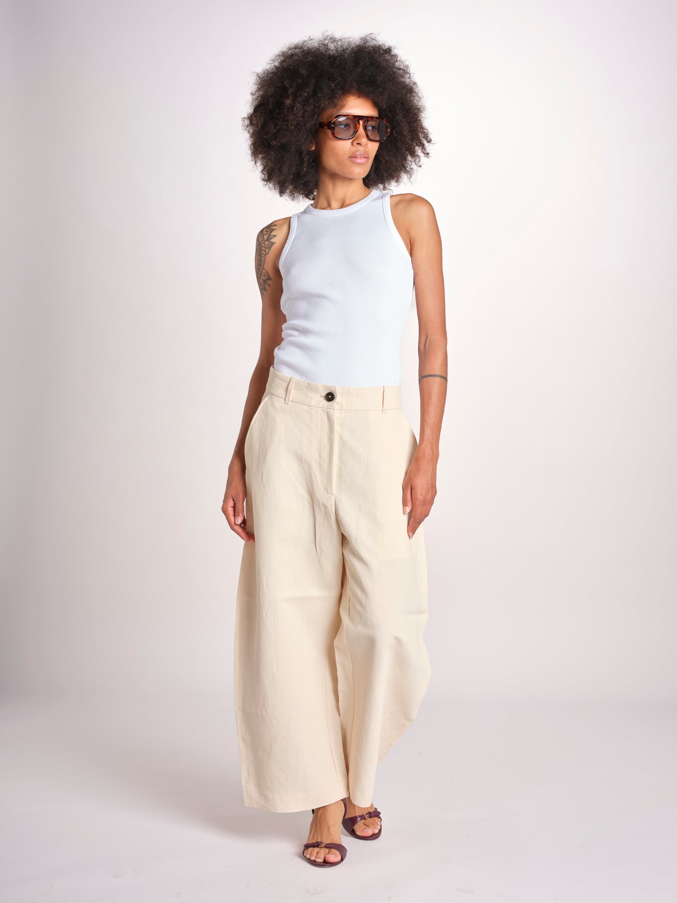 pantalone baloon CHALCO  1225 CANVAS studio nicholson 