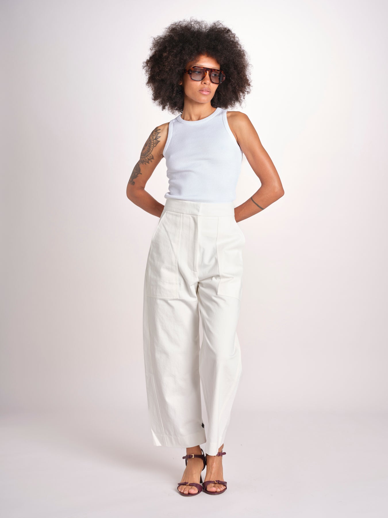 pantalone con tasche DIOME 1767 SALT studio nicholson 