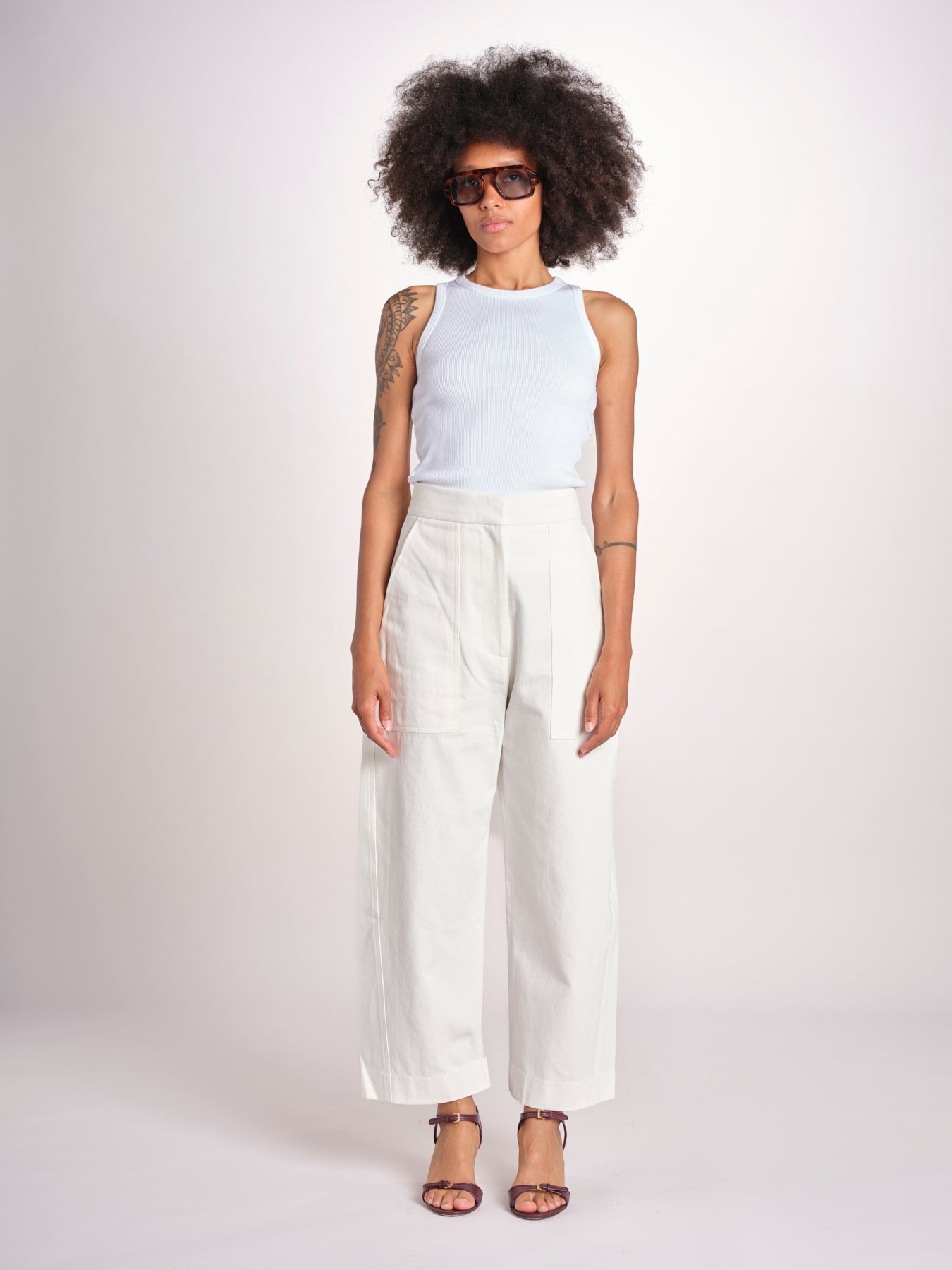 pantalone con tasche DIOME 1767 SALT studio nicholson 