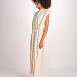 gilet lungo con cappuccio MATURIN 1195 CANVAS studio nicholson 