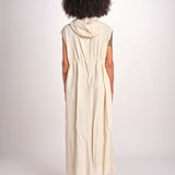 gilet lungo con cappuccio MATURIN 1195 CANVAS studio nicholson 