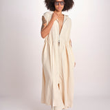 gilet lungo con cappuccio MATURIN 1195 CANVAS studio nicholson 