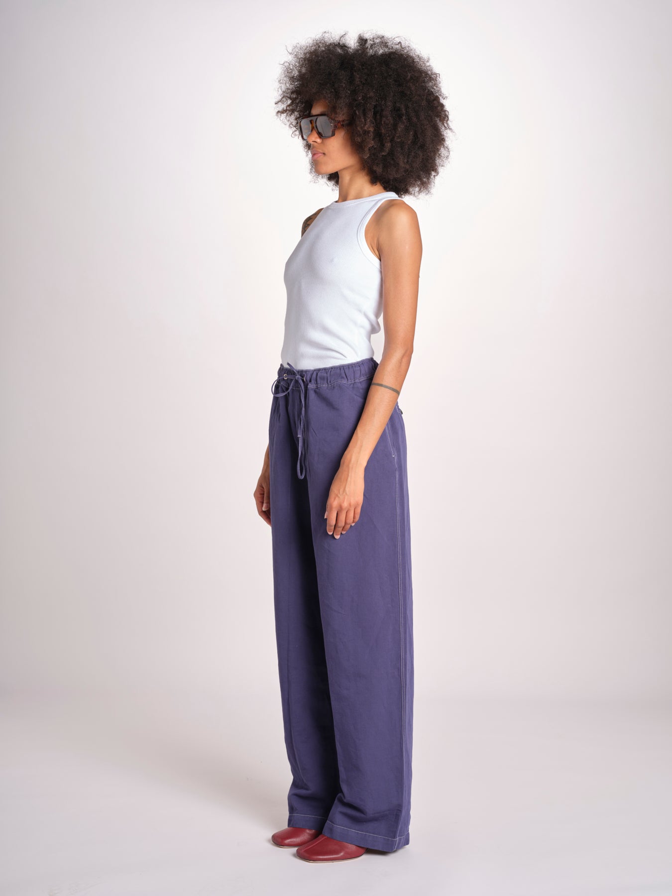 pantalone con impunture SONNY 1311 INDIGO studio nicholson 
