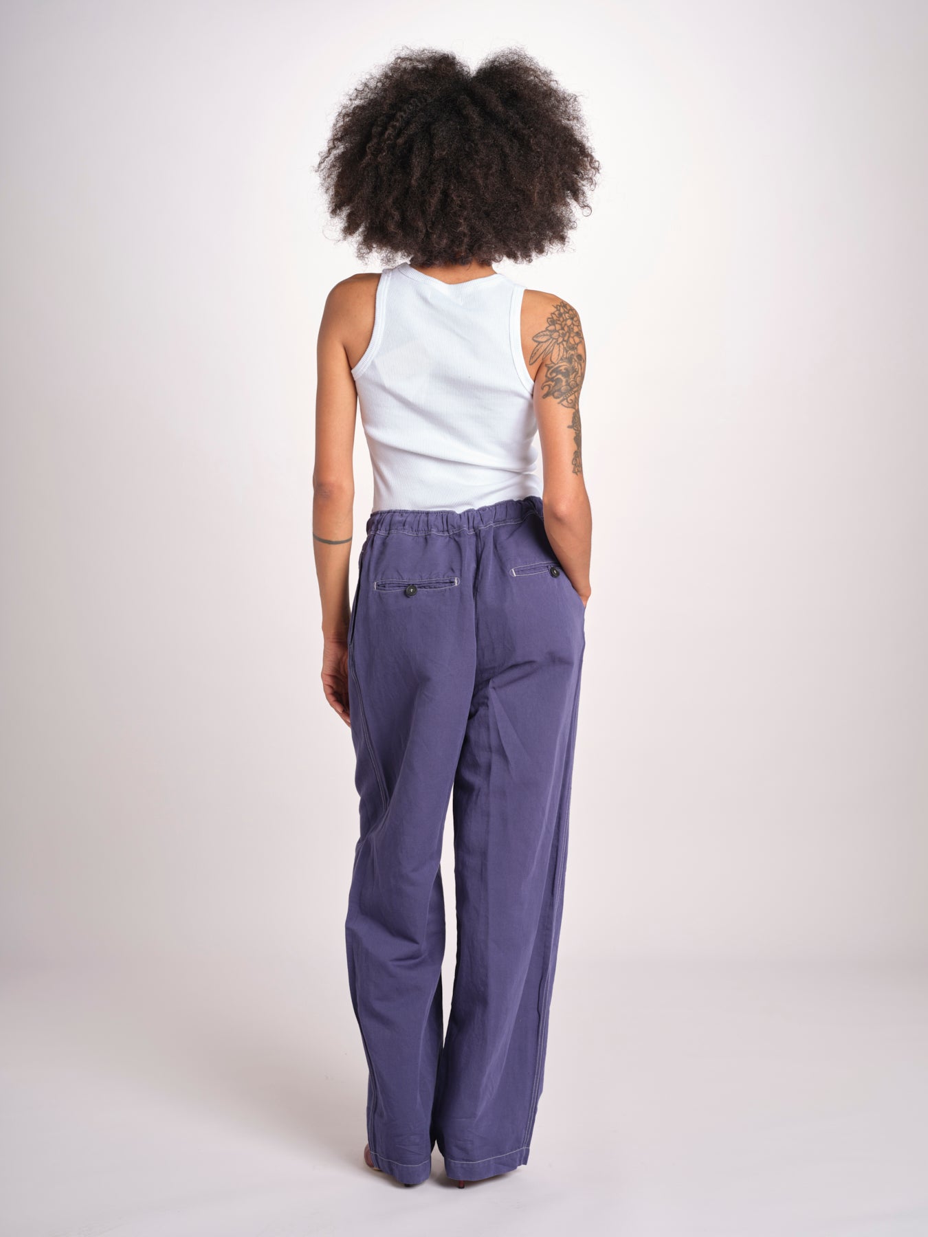 pantalone con impunture SONNY 1311 INDIGO studio nicholson 