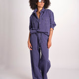 pantalone con impunture SONNY 1311 INDIGO studio nicholson 