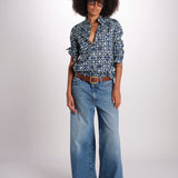 camicia GSPRO-02I NAVY terre rouge 