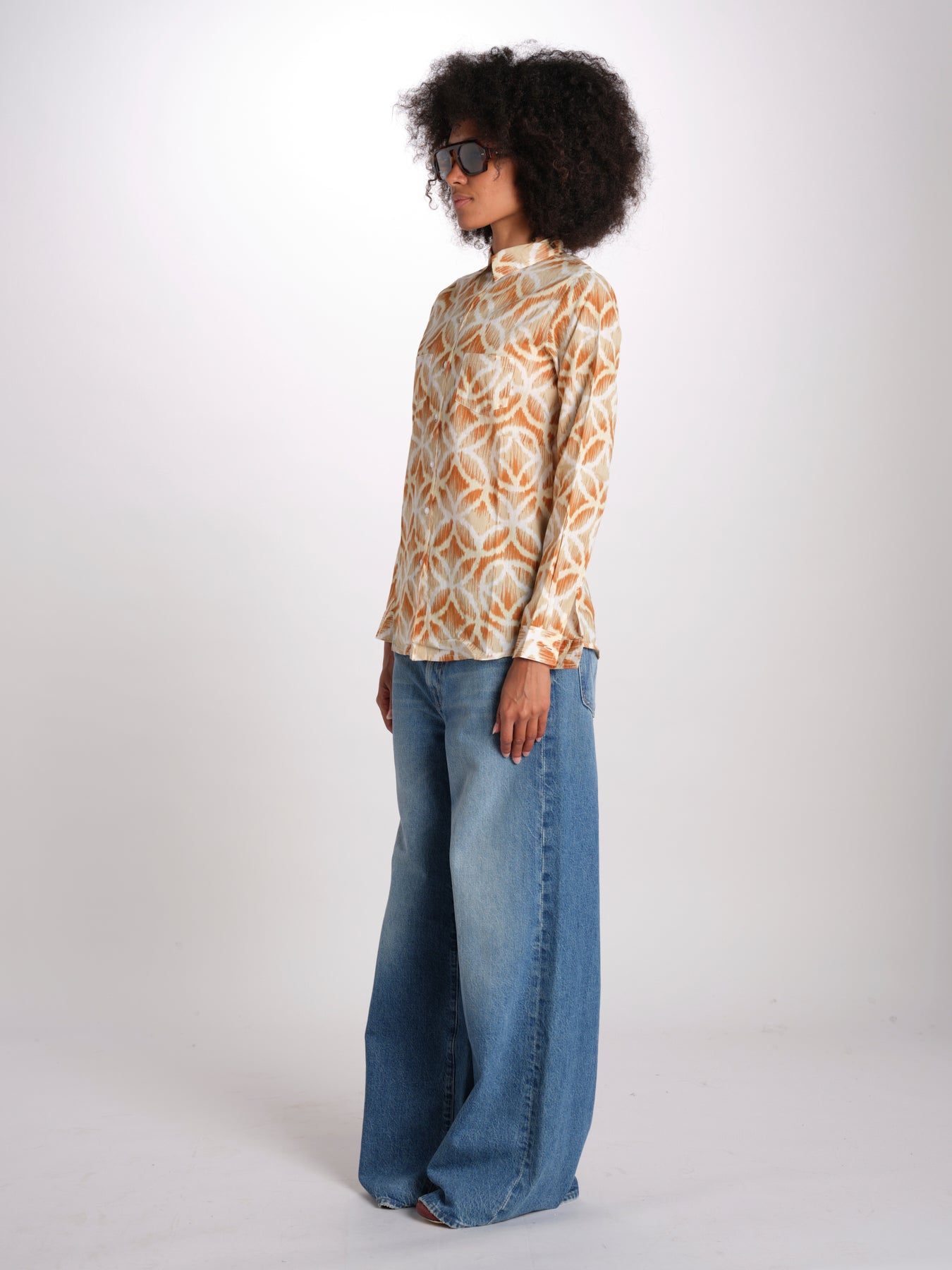 camicia GSPRO-403J MARRON terre rouge 