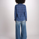 camicia KIPRO-502Y BLEU terre rouge 