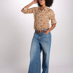 camicia SX7522-4F04 BEIGE terre rouge 