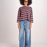 t-shirt a righe manica lunga THE FIELD TEE 1903116 SCOUT STRIPE the GREAT 