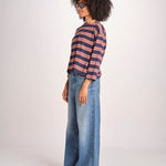 t-shirt a righe manica lunga THE FIELD TEE 1903116 SCOUT STRIPE the GREAT 